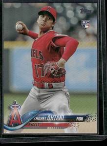 lot 4A image: Shohei Ohtani RC 2018 Topps Update #US1 Rookie Baseball Card