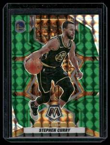 lot 79A image: Steph Curry Green Mosaic All-NBA 2022 #284 Prizm Basketball Card