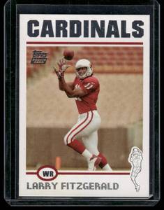 lot 125A image: Larry Fitzgerald RC 20120 Topps #360 Rookie Football Card
