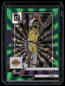 lot 127A image: LeBron James 2023 Donruss Green #128 Basketball Card
