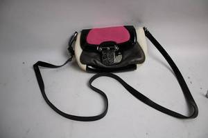 lot 18 image: Brighton Leather Shoulder Bag with Multicolor Design