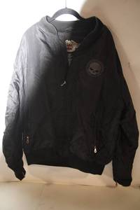 Harley-Davidson Men's Bomber Jacket with Skull Design