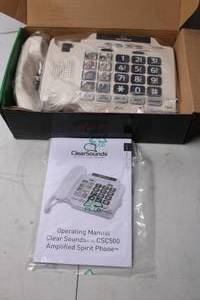 lot 147 image: ClearSounds CSC500 Amplified Spirit Phone - Unopened in Box