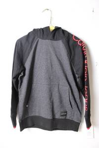 lot 212 image: Calvin Klein Jeans Black and Gray Hoodie, Size M