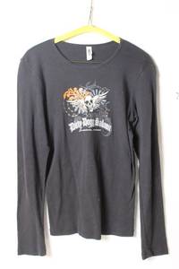 lot 213 image: Bella Large Long-Sleeve T-Shirt with Dirty Dogg Saloon Graphic
