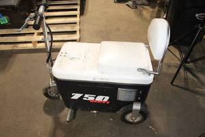 lot A-264 image: Cruzin Cooler Electric Powered Riding Cooler with 750 Watt Motor