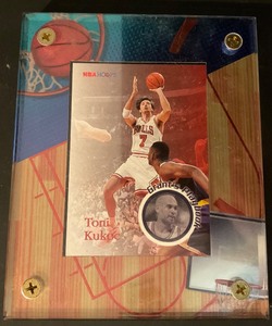 lot 10-18 image: Toni Kukoc encased trading card