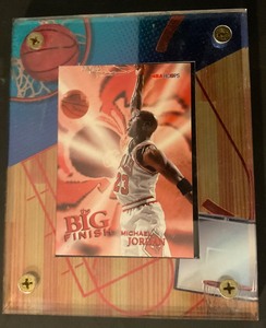 lot 10-13 image: Michael Jordan encased trading card