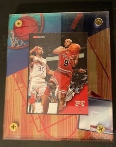 lot 10-11 image: Ron Harper encased trading card