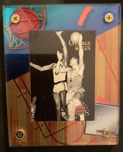 lot 10-9 image: George Mikan encased trading card