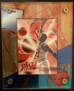 lot 10-4 image: Michael Jordan encased trading card