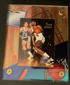 lot 10-17 image: Sam Jones encased trading card