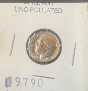 lot 1 image: 1979 D Brilliant Uncirculated Dime