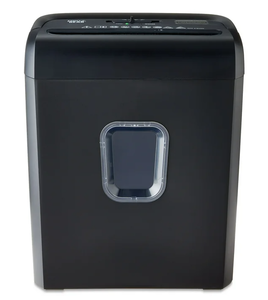 lot 237 image: PenGear 6-Sheet Micro-cut PaperCredit Card Shredder with 3.4 Gallon Bin, Black,Home and Office use