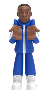 lot 238 image: LOT OF 10 ScreenBreakZ Khaby Lame Collectible Figures, Classic Khaby