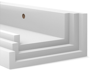 lot 369 image: Floating Shelves, Set of 3 Wall Shelves