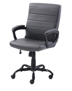 lot 395 image: Mainstays Bonded Leather Mid-Back Managers Office Chair