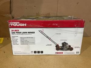 lot 66 image: Hyper Tough 20-Inch 125cc Gas Push Walk Behind Mower with Briggs & Stratton Engine