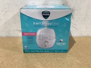 lot 620 image: Vicks 3-in-1 SleepyTime Humidifier