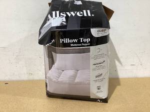 lot 634 image: Allswell Ultra Plush Pillow Top Mattress Topper, Queen