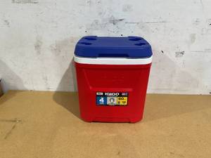 lot 381 image: Igloo 60 QT Laguna Ice Chest Cooler with Wheels