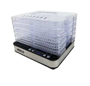 lot 246 image: NESCO 5 Clear Tray Rectangular Dehydrator with Digital Timer