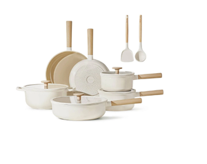 lot 257 image: Carote 13 Pcs Nonstick Cookware Sets, Granite Non Stick Pots and Pans Set