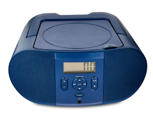 lot 414 image: LOT OF 2 Onn. Portable CD Boombox with Digital FM Radio