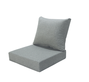 lot 415 image: Better Homes & Gardens 24x 24 Premium Gray Outdoor 2 Piece Deep-Seat Cushion