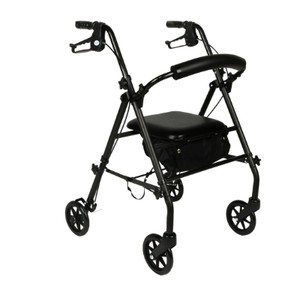 lot 626 image: Equate Rolling Walker for Seniors, Rollator with Seat and Wheels, Black