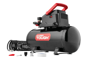 lot 170 image: Hyper Tough Black 100 PSI Oil-free Portable Air Compressor 3 gal