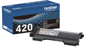 lot 424 image: Brother Genuine TN420 Mono Laser Toner Cartridge