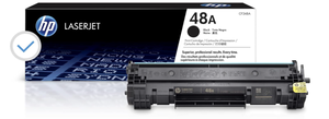 lot 430 image: HP 48A Black Toner Cartridge  Works with HP LaserJet Pro M15, M16 Series, HP LaserJet Pro MFP M28, M29 Series