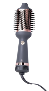 lot 640 image: Hairitage Volumizing One Step Blow Dry Brush  Hair Dryer for Curling  Straightening