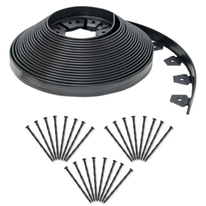 lot 654 image: Expert Gardner 1.5-Inch tall No-Dig landscape edging, 60-Ft plastic