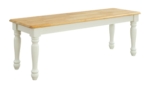 lot 659 image: Better Homes & Gardens Autumn Lane Farmhouse Solid Wood Dining Bench