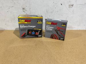 lot 412 image: LOT OF 2 Miscellaneous EverStart Car Accessories