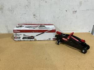 lot 418 image: LOT OF 2 Hyper Tough 1.5 Ton Aluminum and Steel Floor Jack