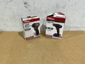 lot 437 image: LOT OF 2 Hyper Tough Cordless Tools