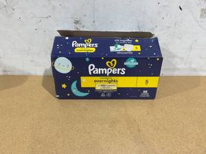 lot 439 image: Swaddlers Overnight Diapers - Size 5 - 88ct