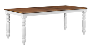 lot 86 image: Pioneer Woman Harper Extendable Wood Dining Table