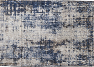 lot 87 image: Better Homes & Gardens Navy Abstract Indoor Accent Rug
