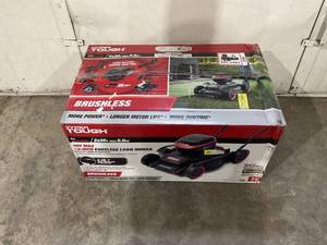 lot 14 image: Hyper Tough 2x20 Volts Max 18-inch Brushless Side-discharge Mower