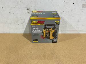 lot 477 image: Everstart Maxx 1000-Amp Jump Starter & Air Compressor