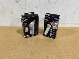 lot 577 image: LOT OF 2 Braun Thermometer