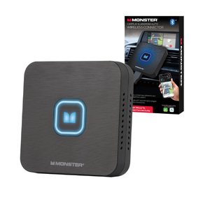 lot 581 image: Monster Wireless CarPlay & Android Auto Adapter Effortlessly Connect Your Smartphone to Your Cars Infotainment System