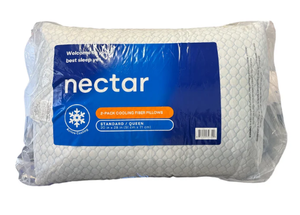 lot 582 image: Nectar 2 Pack Cooling Fiber Pillow