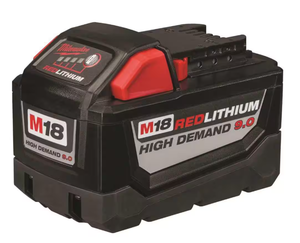lot 8 image: M18 Red Lithium High Demand 9.0 Ah Battery Pack