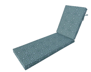 lot 301 image: Better Homes & Gardens 72 x 21 Premium Medallion Outdoor Chaise Lounge Cushion