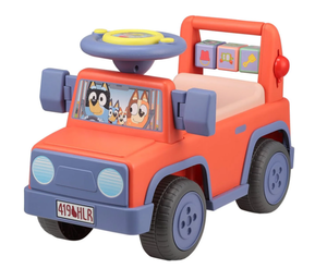 lot 487 image: Bluey Licensed Interactive Ride-On Push Car for Boys and Girls, Foot-to-Floor, Ages 1-3